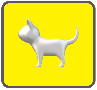 猫ボタン黄色1