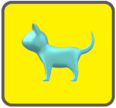 猫ボタン黄色6