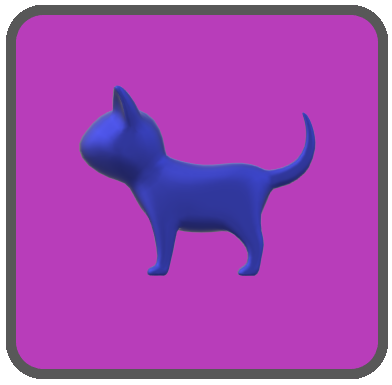 猫ボタン紫8