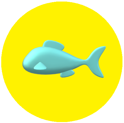 魚黄色マーク7
